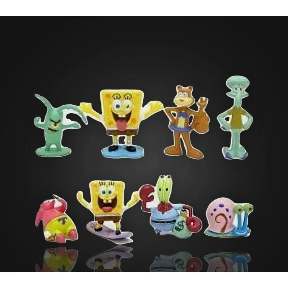 SpongeBob SquarePants Mini Figure Lot - Yellow Characters